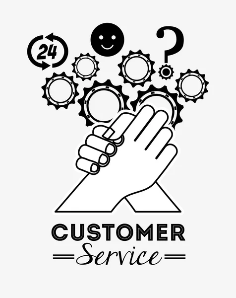 Customer service design — Stock vektor