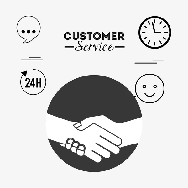 Kundenservice-Design — Stockvektor