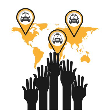 Taksi hizmeti tasarım 