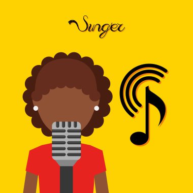 Müzik yaşam tarzı tasarım 