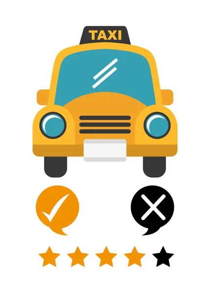 Taxi service design — Stock Vector