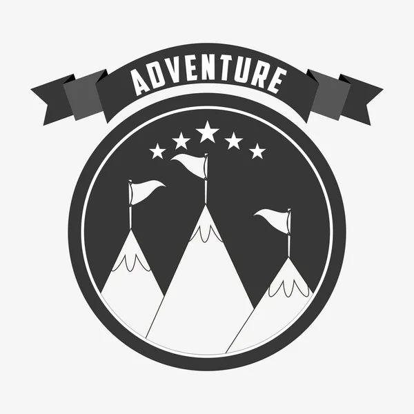 Tolles Abenteuerdesign — Stockvektor