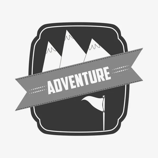 Great adventure design — Stock Vector