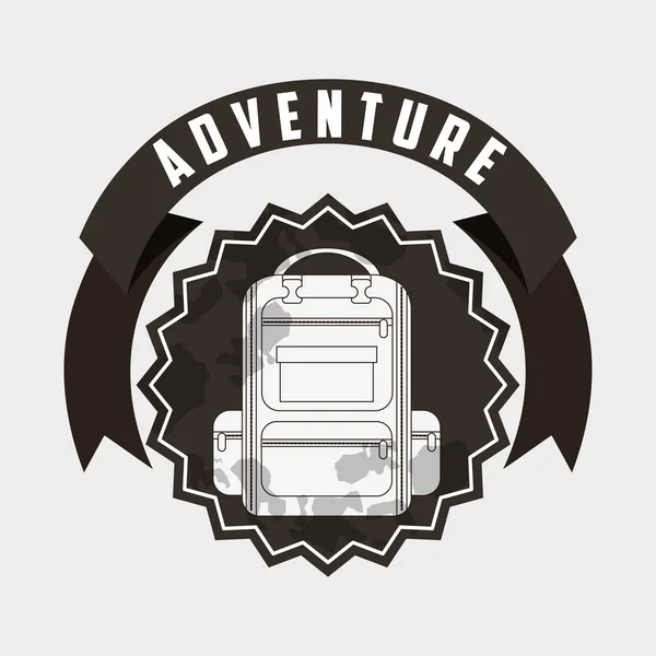 Great adventure design — Stock Vector