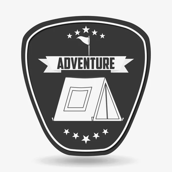 Grand design d'aventure — Image vectorielle