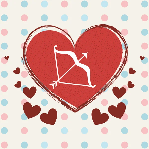 Šťastný Valentines den Design — Stockový vektor