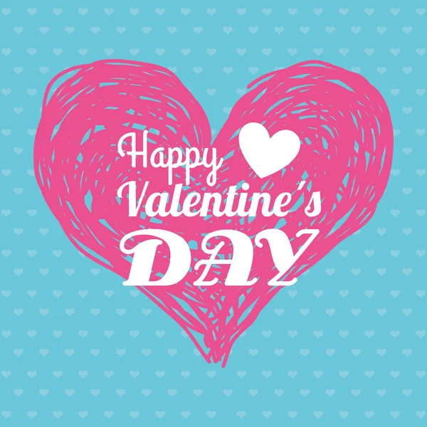 Happy valentines day design — Stock Vector