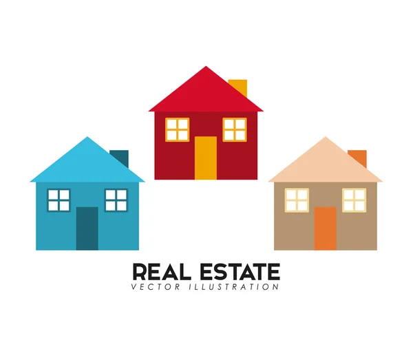 Real estate design — Stock Vector