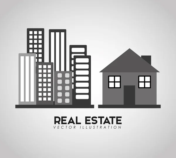 Real estate design — Stock Vector