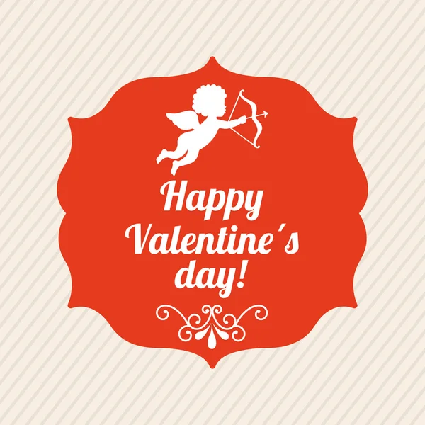 Felice giorno di San Valentino design — Vettoriale Stock