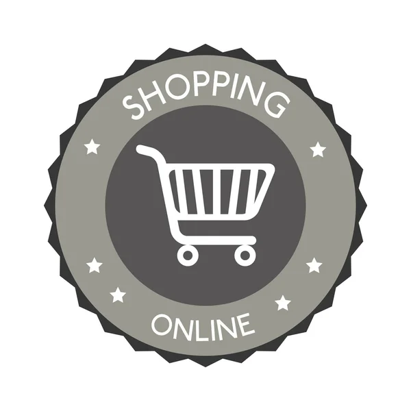 Compras y marketing digital — Vector de stock