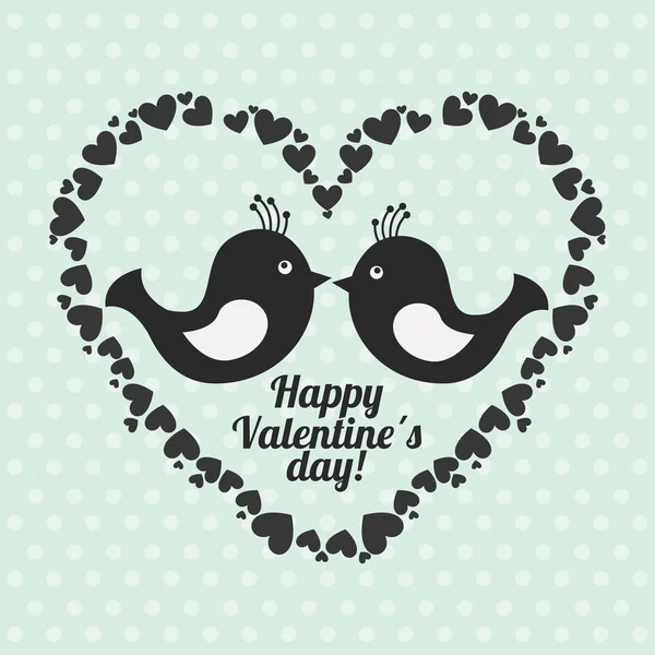 Happy valentines day design — Stock Vector