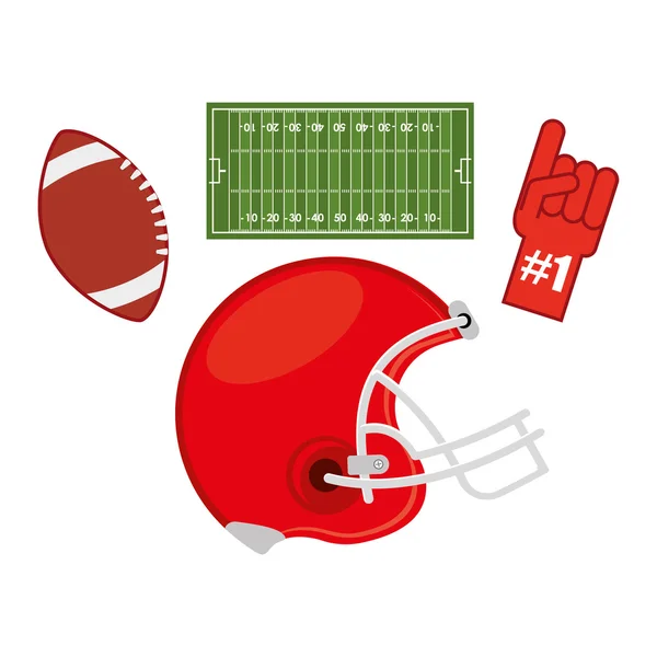 American football design — Stock Vector