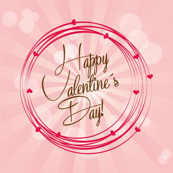 Szczęśliwy dzień Valentines projekt — Wektor stockowy