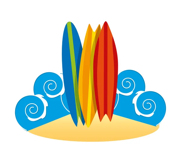 Design club de surf — Image vectorielle