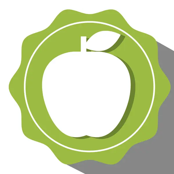 APPE ovoce ikona — Stockový vektor