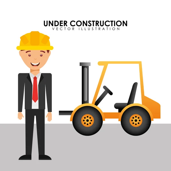 Under construction design — Stock Vector