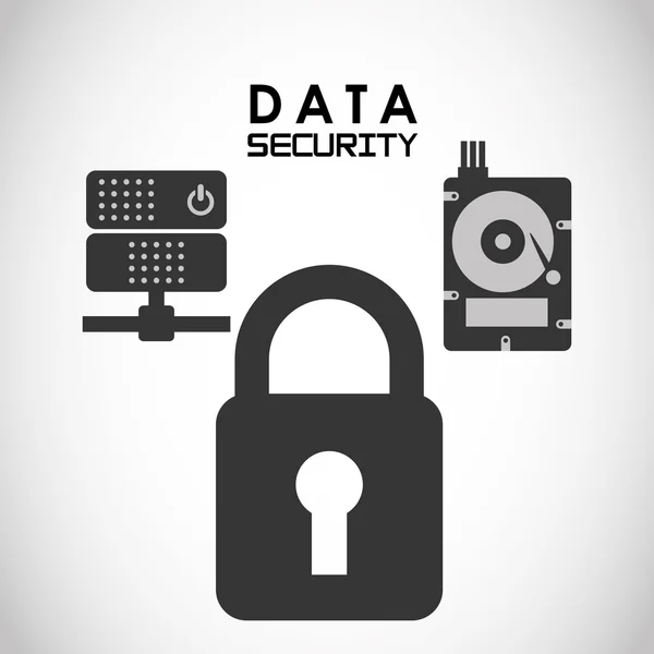 Dtaa security ontwerp — Stockvector