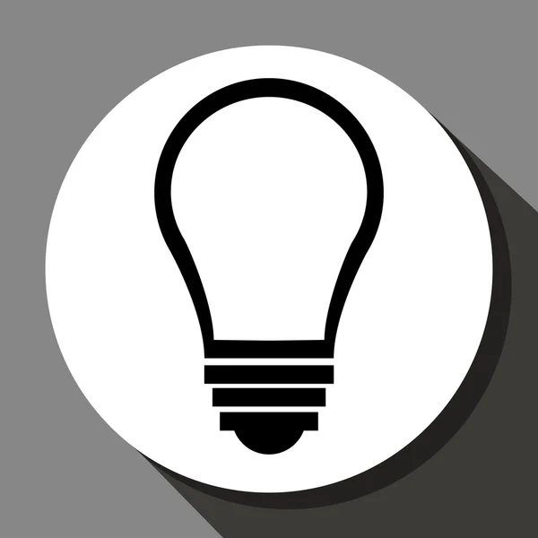 Lamp of grote idee pictogram — Stockvector