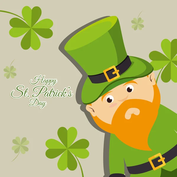 Viering van de dag Saint patrick — Stockvector