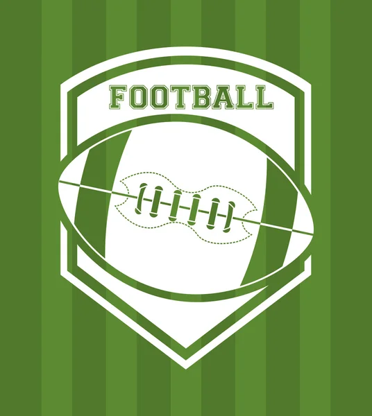 Conception de football américain — Image vectorielle