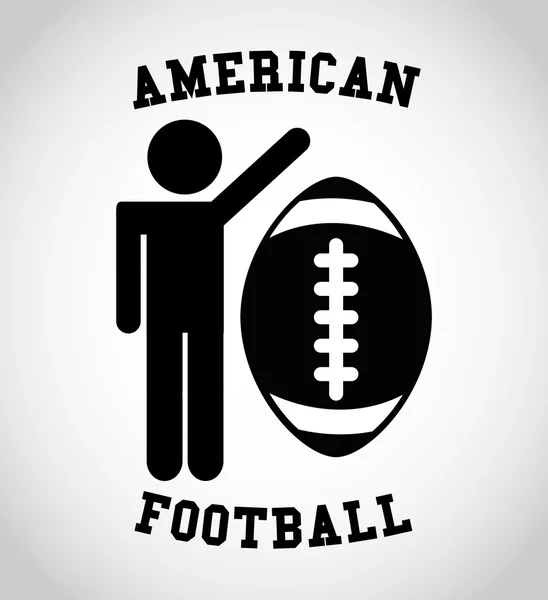 अमेरिकन फुटबॉल डिझाइन — स्टॉक व्हेक्टर
