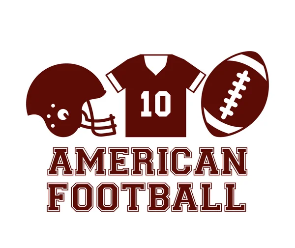American football design — Stock Vector