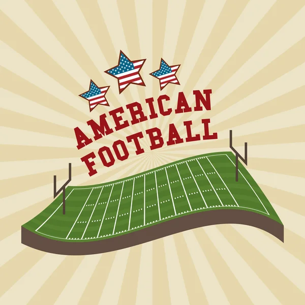 American Football Design — Stockvektor