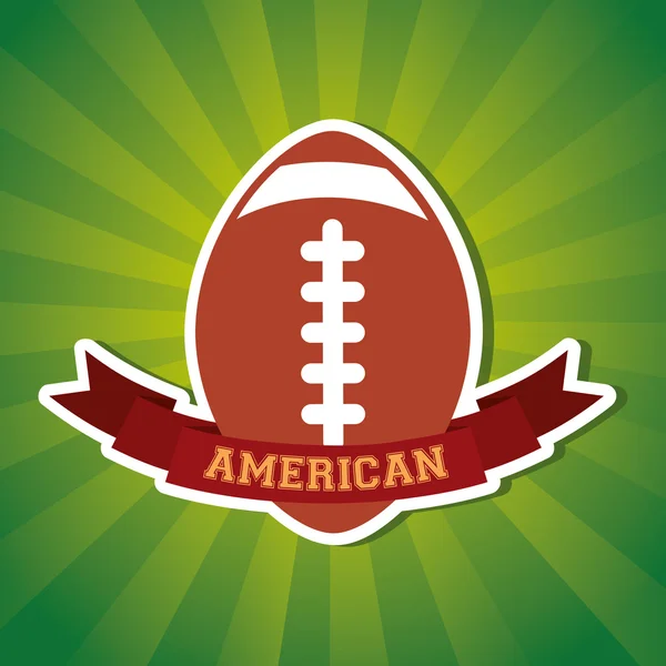 Football americano design — Vettoriale Stock