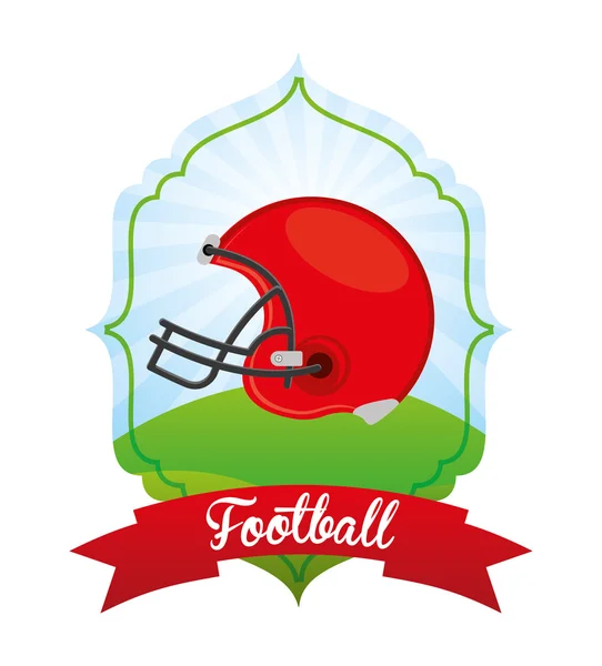 American football design — Stock Vector