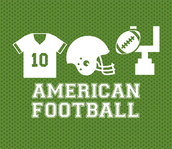 Football americano design — Vettoriale Stock