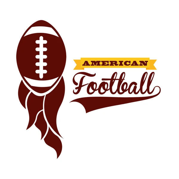 American football design — Stock Vector