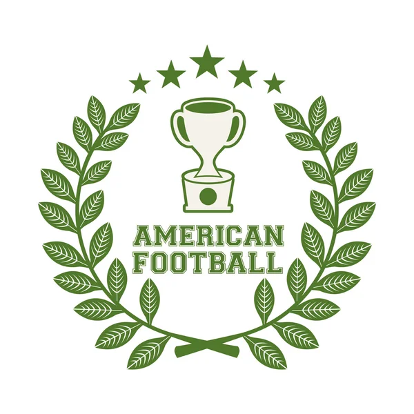 Diseño de fútbol americano — Archivo Imágenes Vectoriales