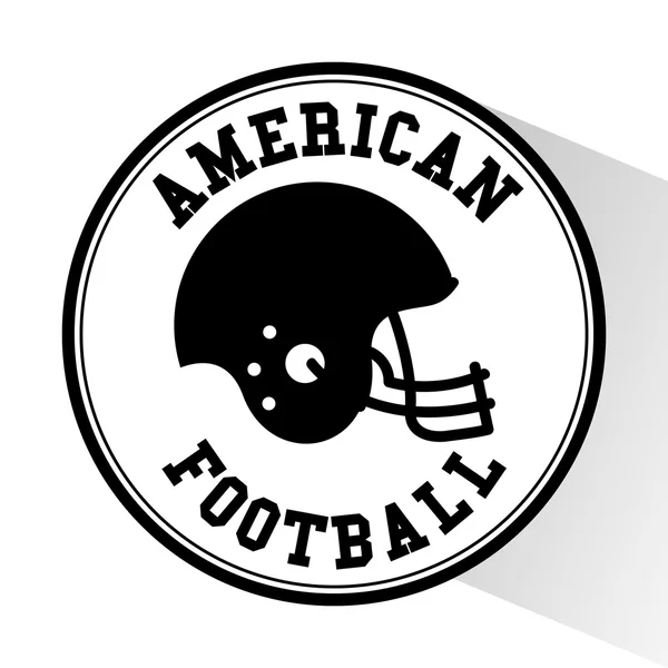 American football design — Stock Vector