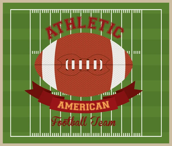 American football design — Stock Vector