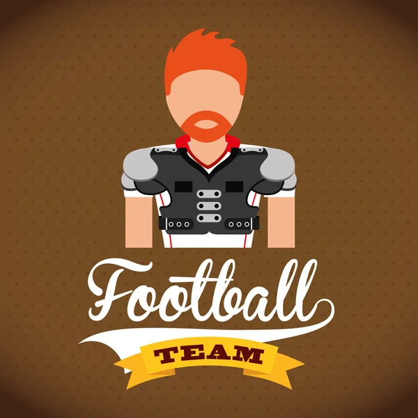 Design de futebol americano —  Vetores de Stock
