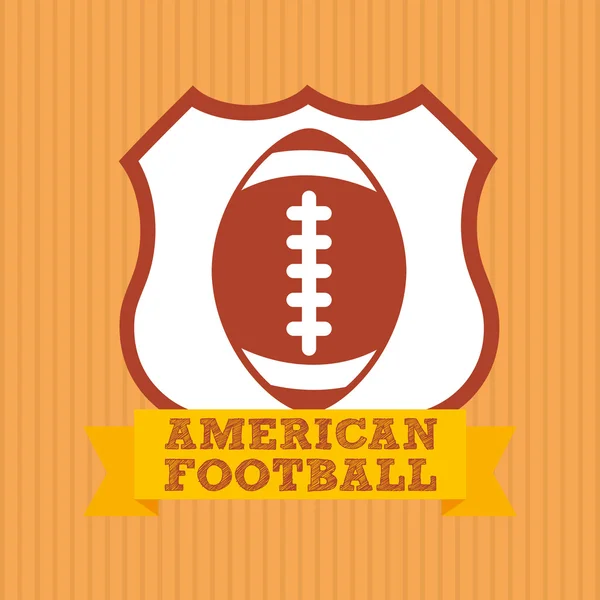 American football design — Stock Vector