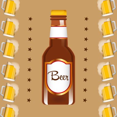 cold beer design  clipart