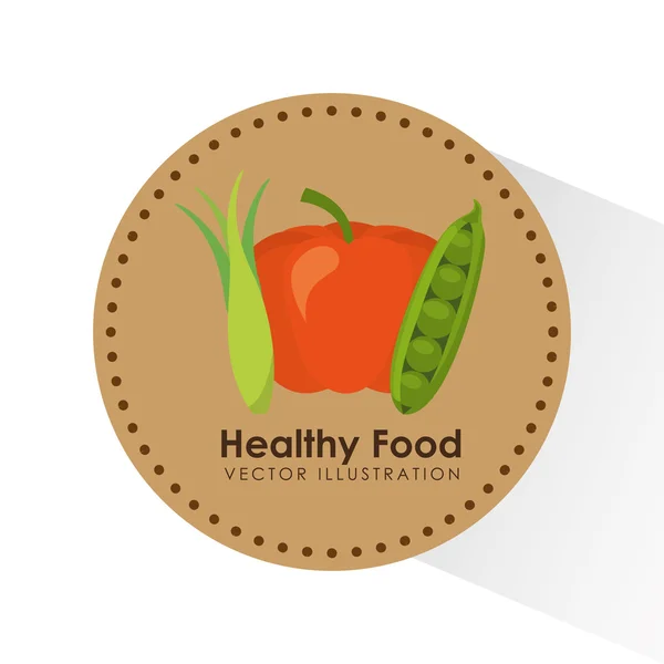 Healthy food design — Stock Vector