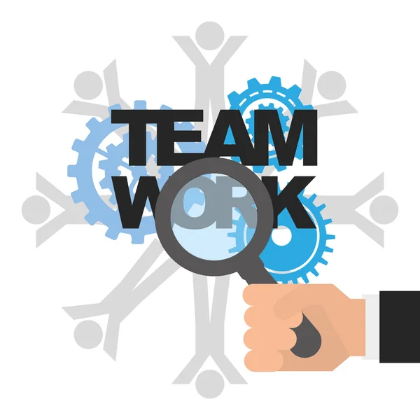 Teamwork-Konzeption — Stockvektor