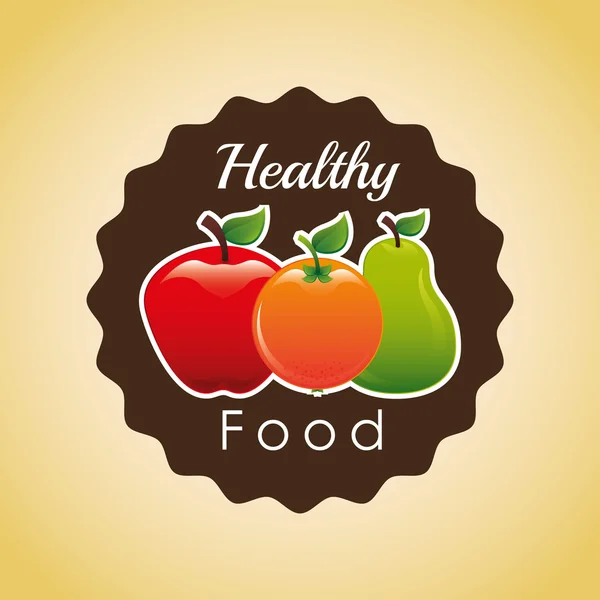 Healthy food design — Stock Vector