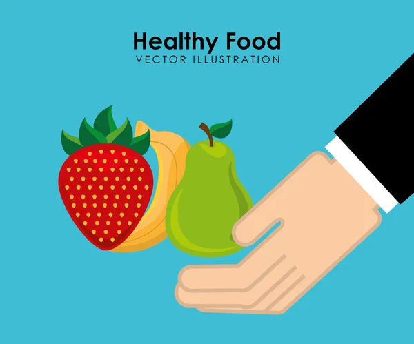 Healthy food design — Stock Vector