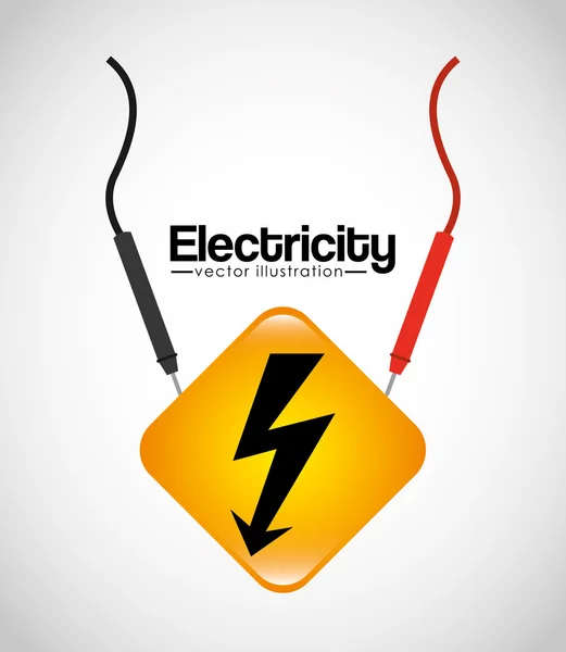 Electricity concept design — Stock Vector