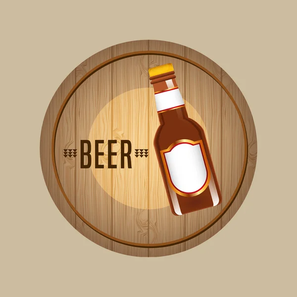 Zimne piwo projekt — Wektor stockowy