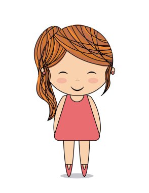 sevimli kız tasarım