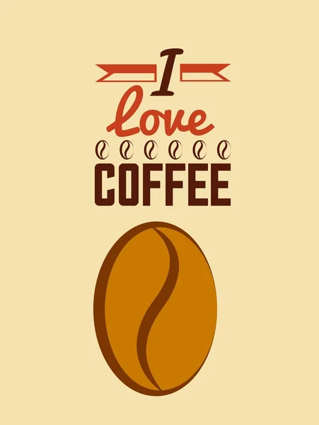 Delicioso diseño de café — Vector de stock