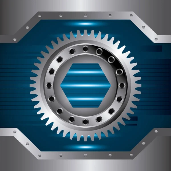 Gears and cogs design — Stock Vector