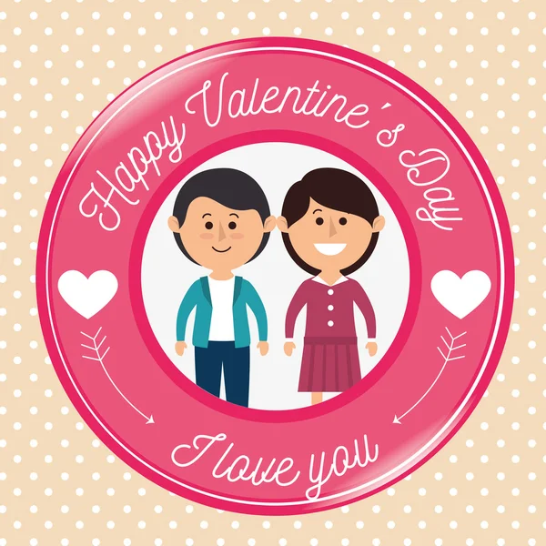 Love and valentines day — Stock Vector