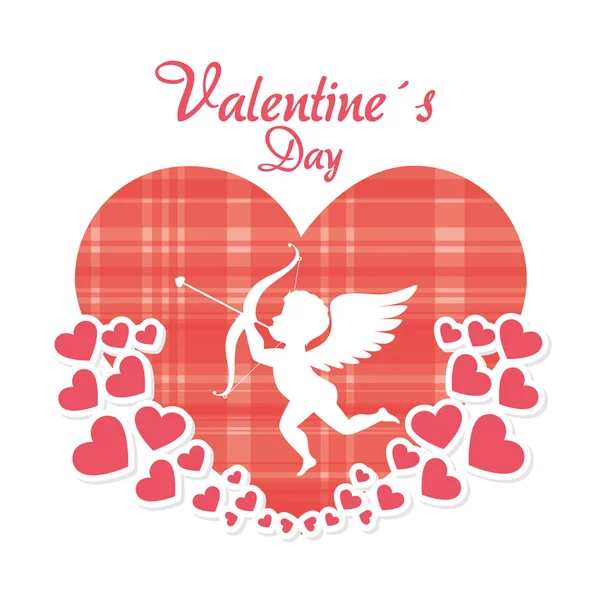 Láska a Valentýn — Stockový vektor
