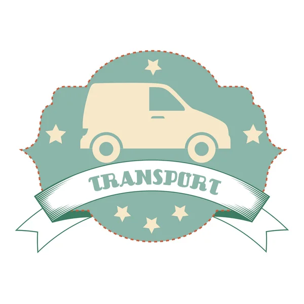 Icona del trasporto del veicolo — Vettoriale Stock